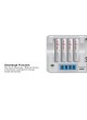 Enerpad M-800L Super Quick 8pcs  AA /AAA premium Charger with LCD Display 